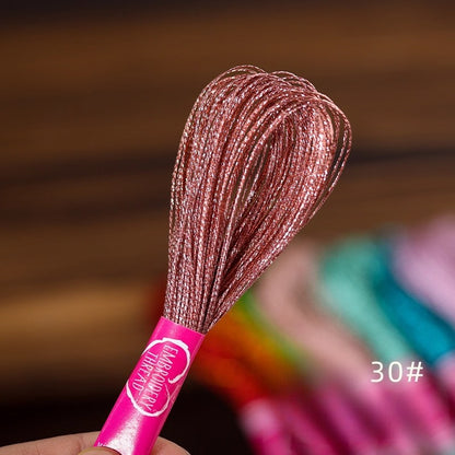 Glossy Metallic Embroidery Thread