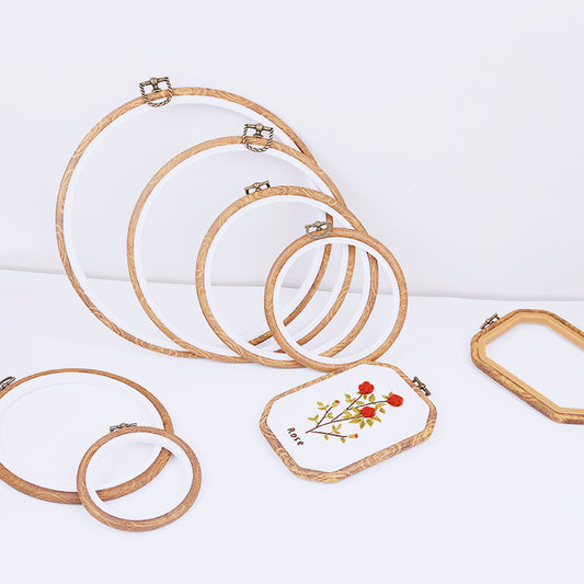Vintage Round Embroidery Display Frame
