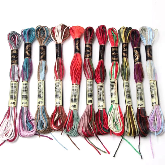 Gradient Variegated Embroidery Floss
