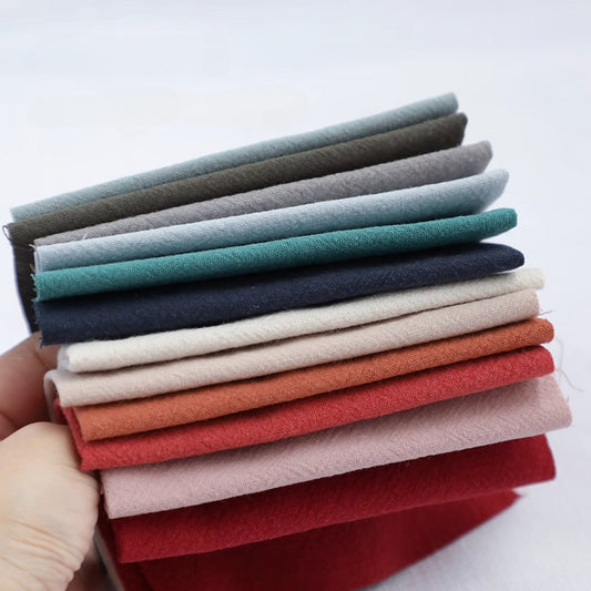 Sashiko Embroidery Fabric Squares (Pack of 6)