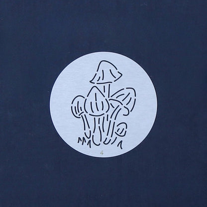 Mushroom Small Circle Sashiko Stencils
