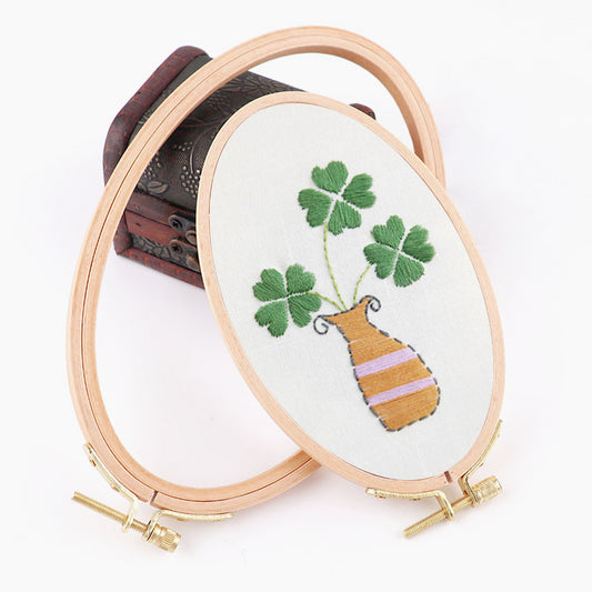 Beechwood Oval Embroidery Hoop