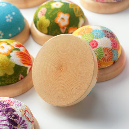 Wooden Base Needle Cushion