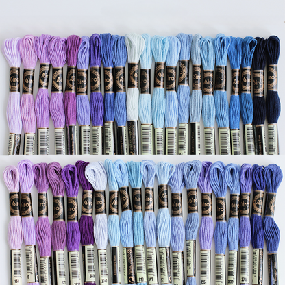 40-Color Embroidery Floss Set