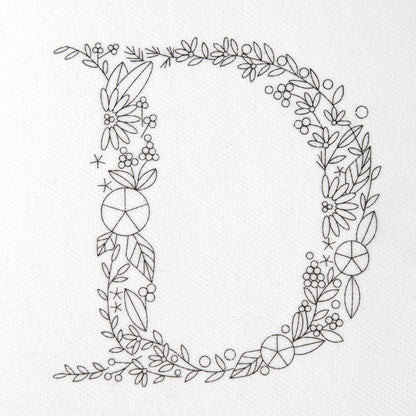 Large Alphabet Letter Stick and Stitch