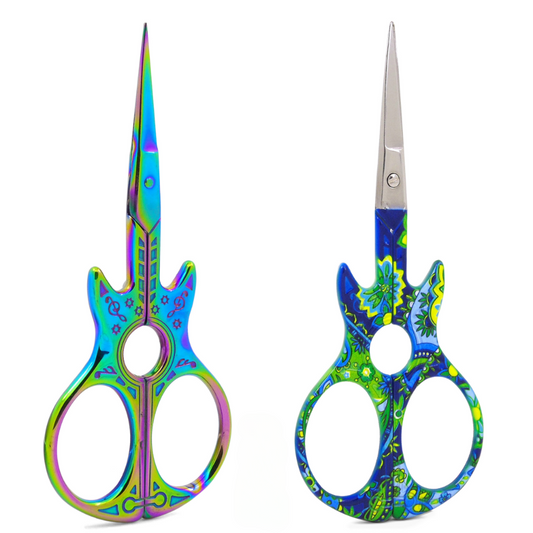 Guitar Shape Embroidery Scissors
