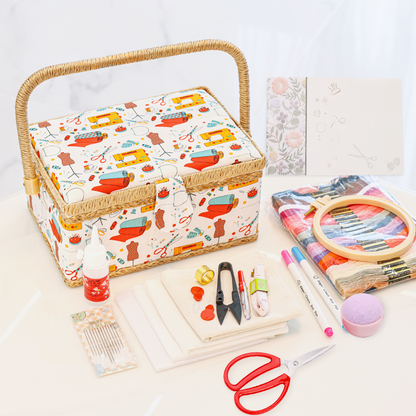 Embroidery Tools Basket for Beginners