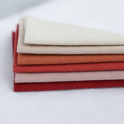 Sashiko Embroidery Fabric Squares (Pack of 6)