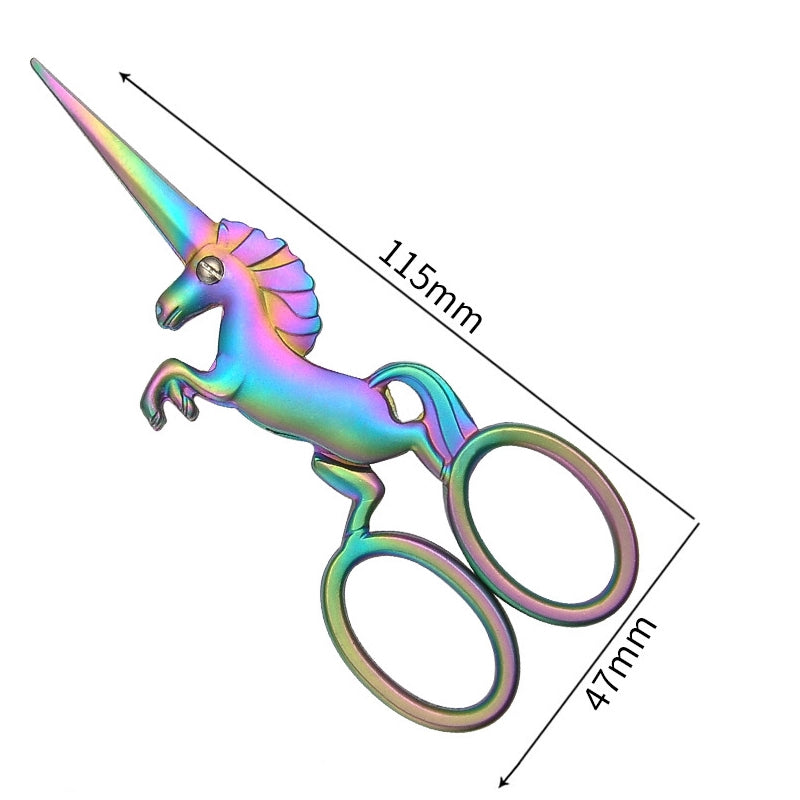 Rainbow Unicorn Embroidery Scissors