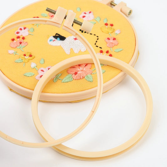 Round Plastic Embroidery Hoop