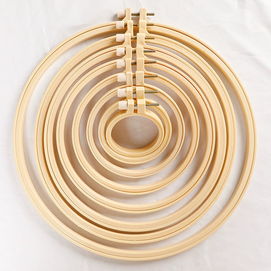 Round Plastic Embroidery Hoop