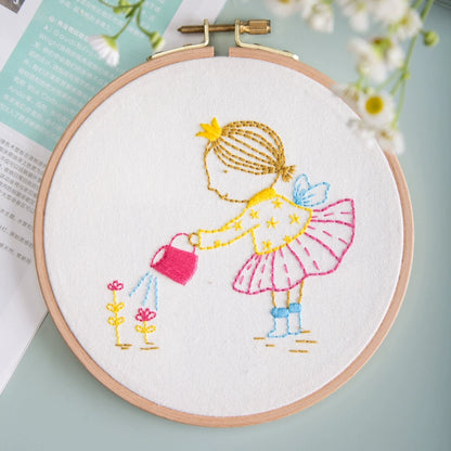 Little Gardener Embroidery Kit for Kids