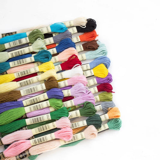 36-Color 100% Cotton Embroidery Floss Set