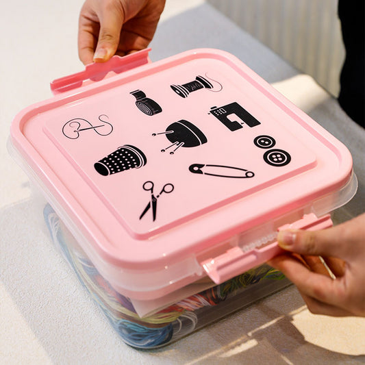 Double-Decker Embroidery Organizer Box