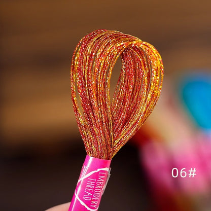 Glossy Metallic Embroidery Thread