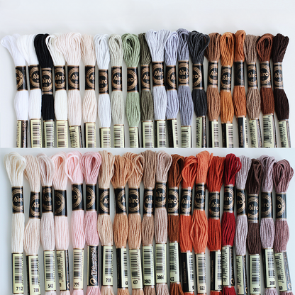 40-Color Embroidery Floss Set
