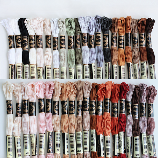 40-Color Embroidery Floss Set