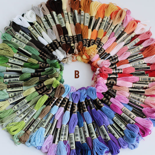100-Color Embroidery Floss Set