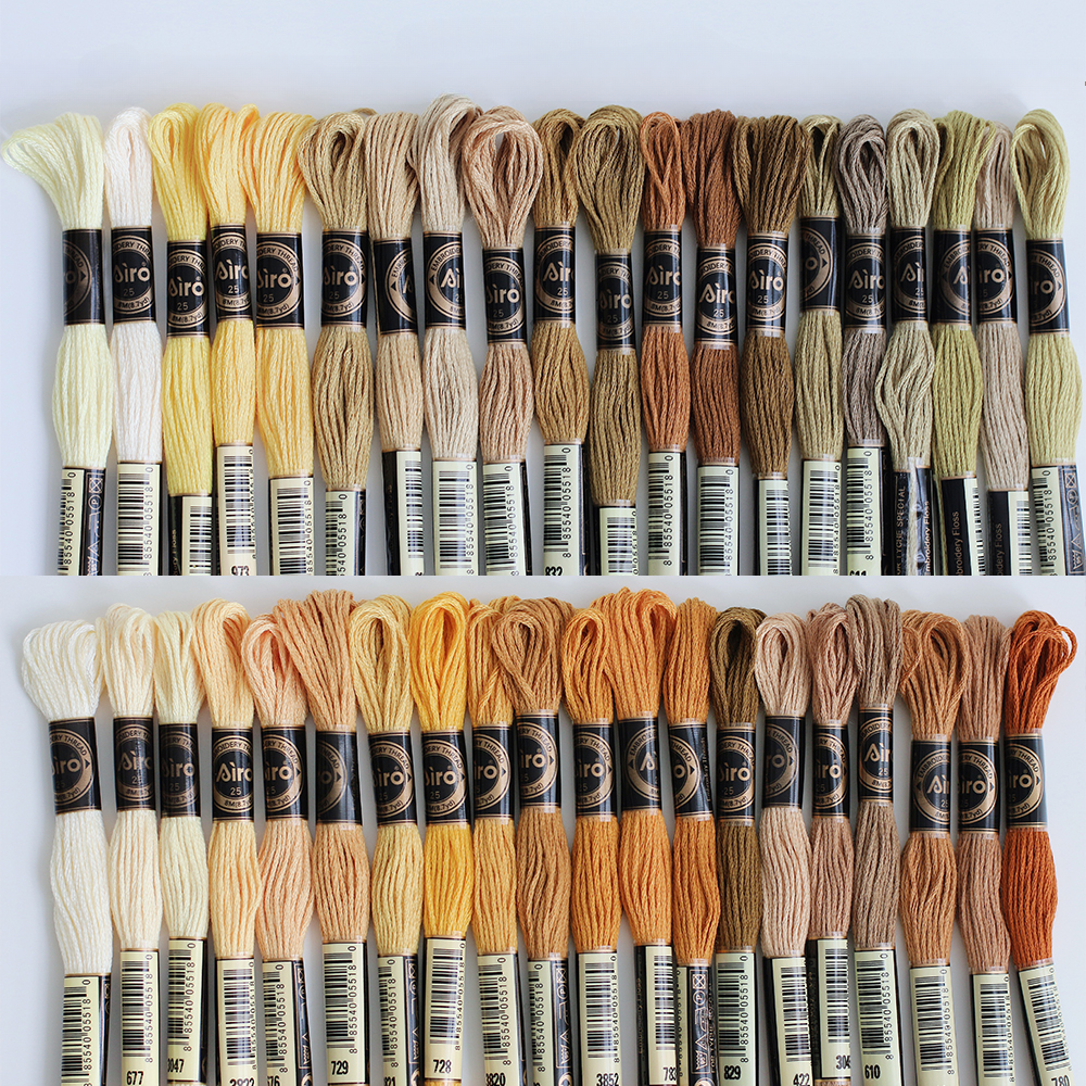 40-Color Embroidery Floss Set