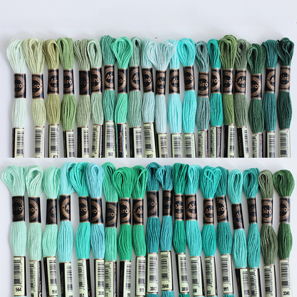 40-Color Embroidery Floss Set