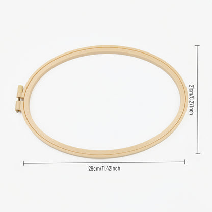 Oval Plastic Embroidery Hoop