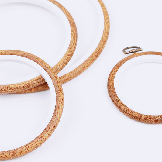 Vintage Round Embroidery Display Frame