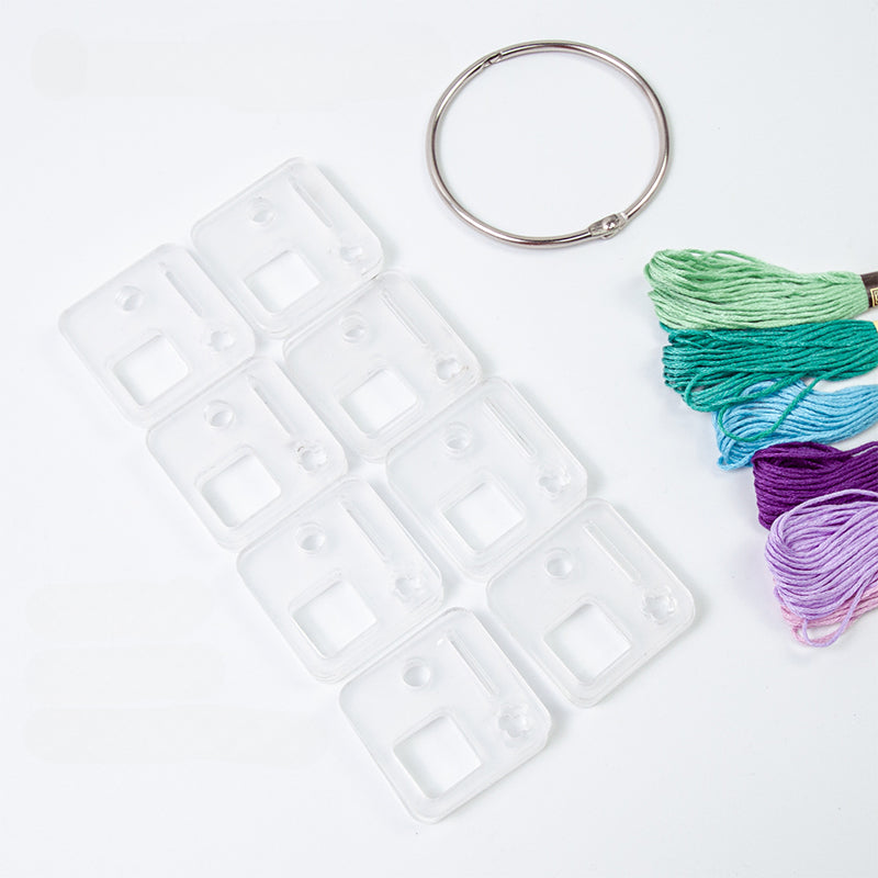 12-Piece Acrylic Thread Drops Floss Organizers