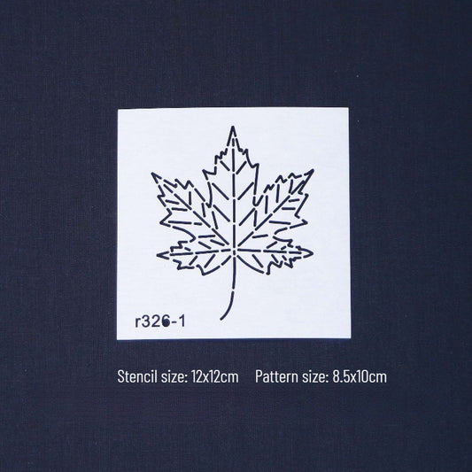 Maple Leaf Sashiko Embroidery Templates