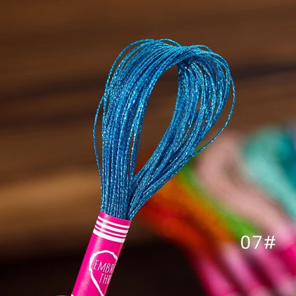 Glossy Metallic Embroidery Thread