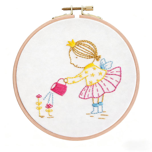 Little Gardener Embroidery Kit for Kids